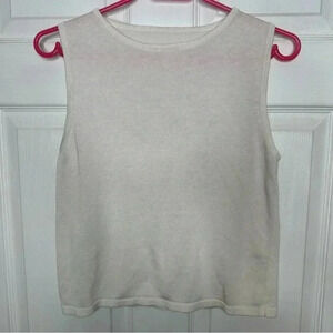 Tank  Top Knit White Size Small